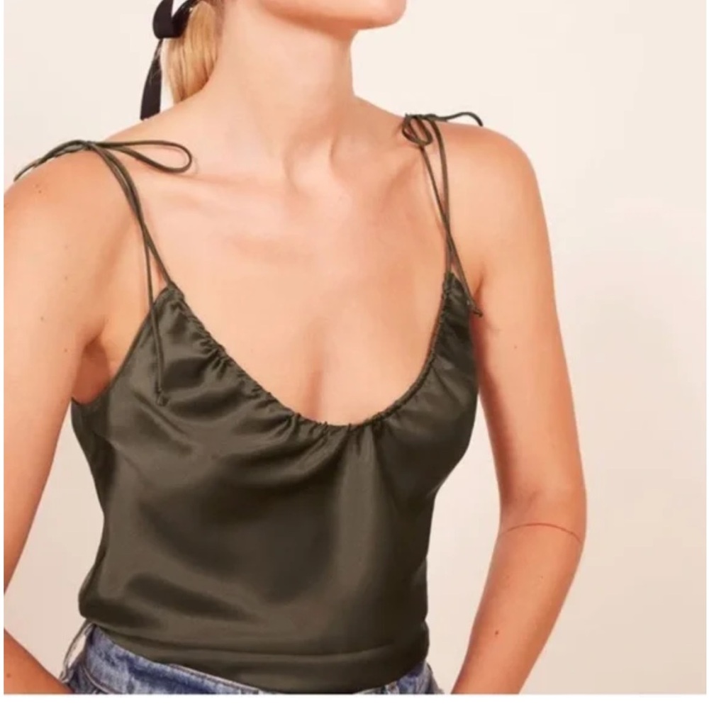 Reformation Silk Tank